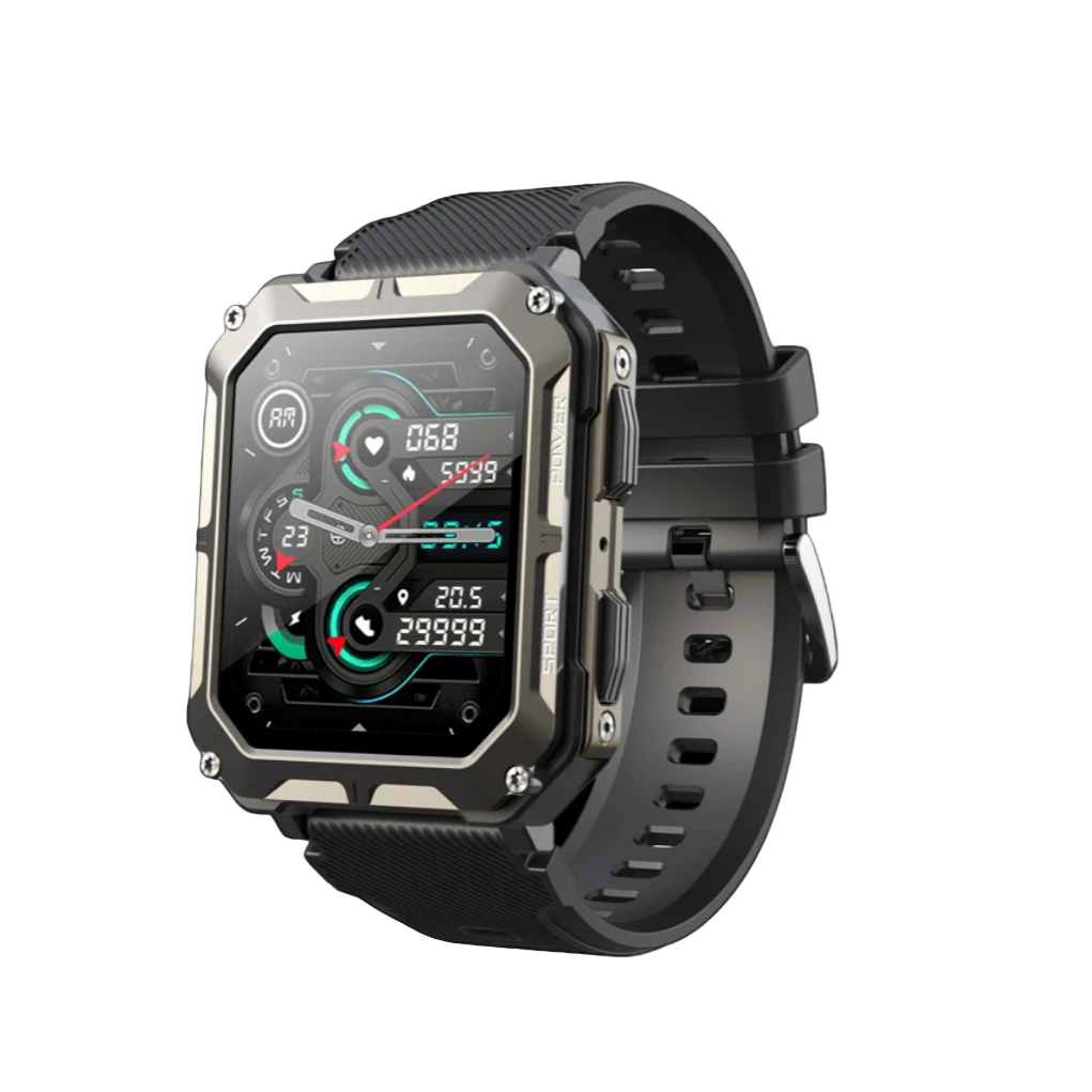 Vittorio - IP68 Pro Smart Watch (+ extra silicone band t.w.v. €12.95)