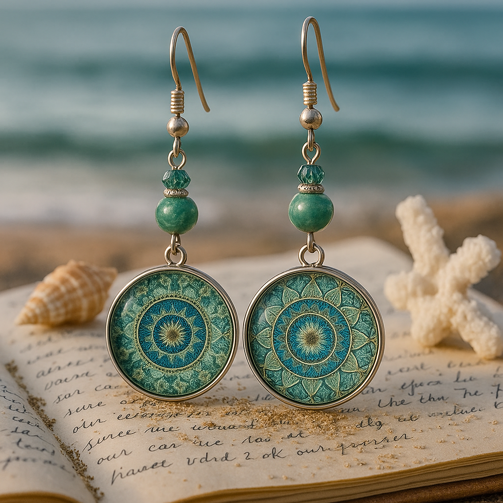 Vion - Boho Mandala-oorbellen