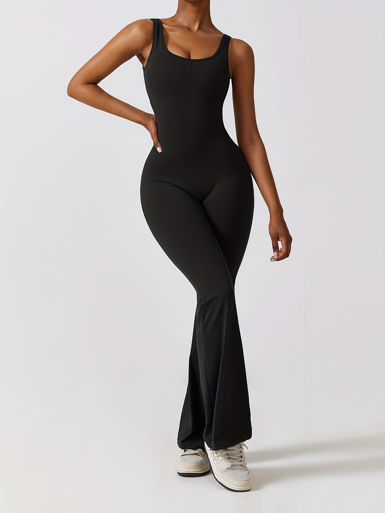 Valeo - V-Rug Uiteenlopende Jumpsuit