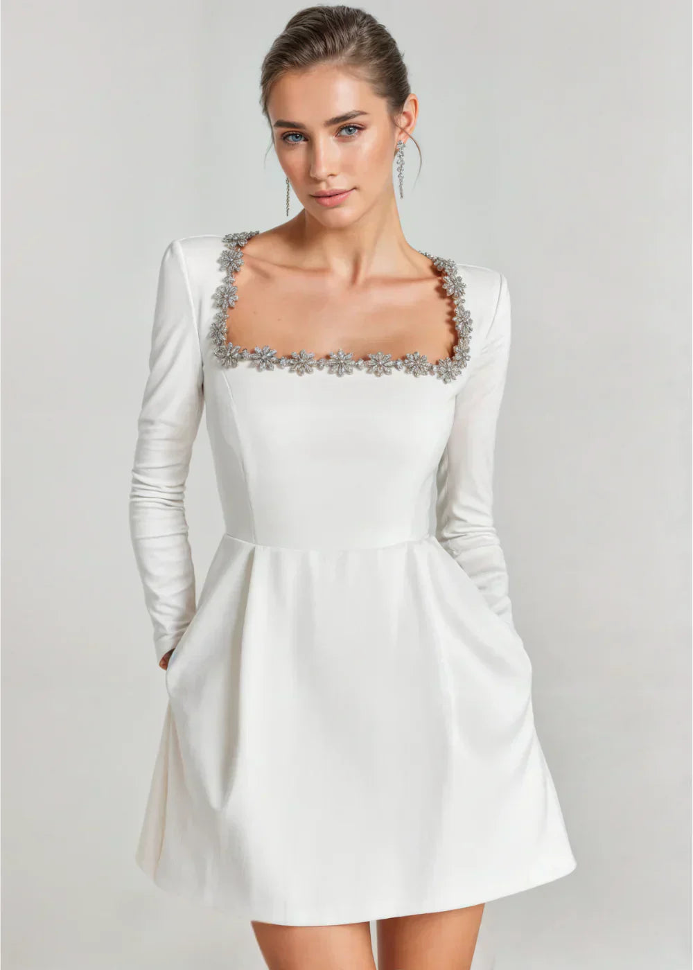 WILLOW - Fluwelen Mini Jurk