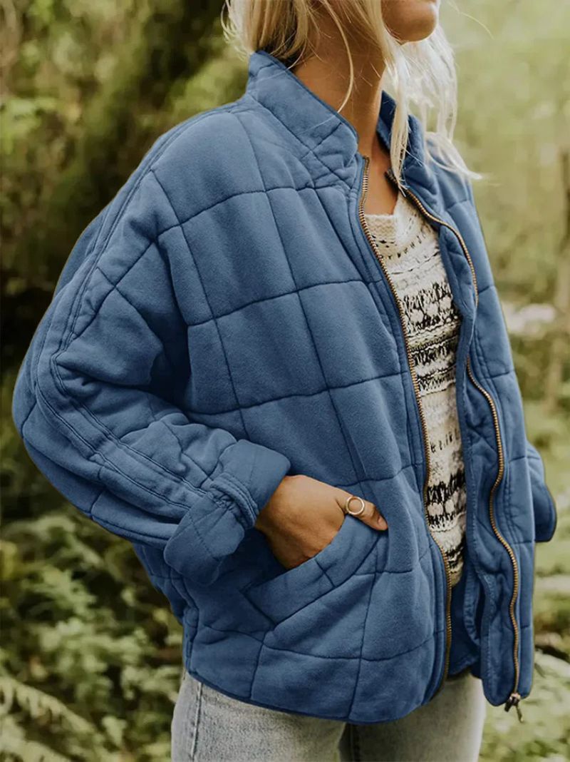 Josiane - Gevoerde Jas met Elegante Oversized Look