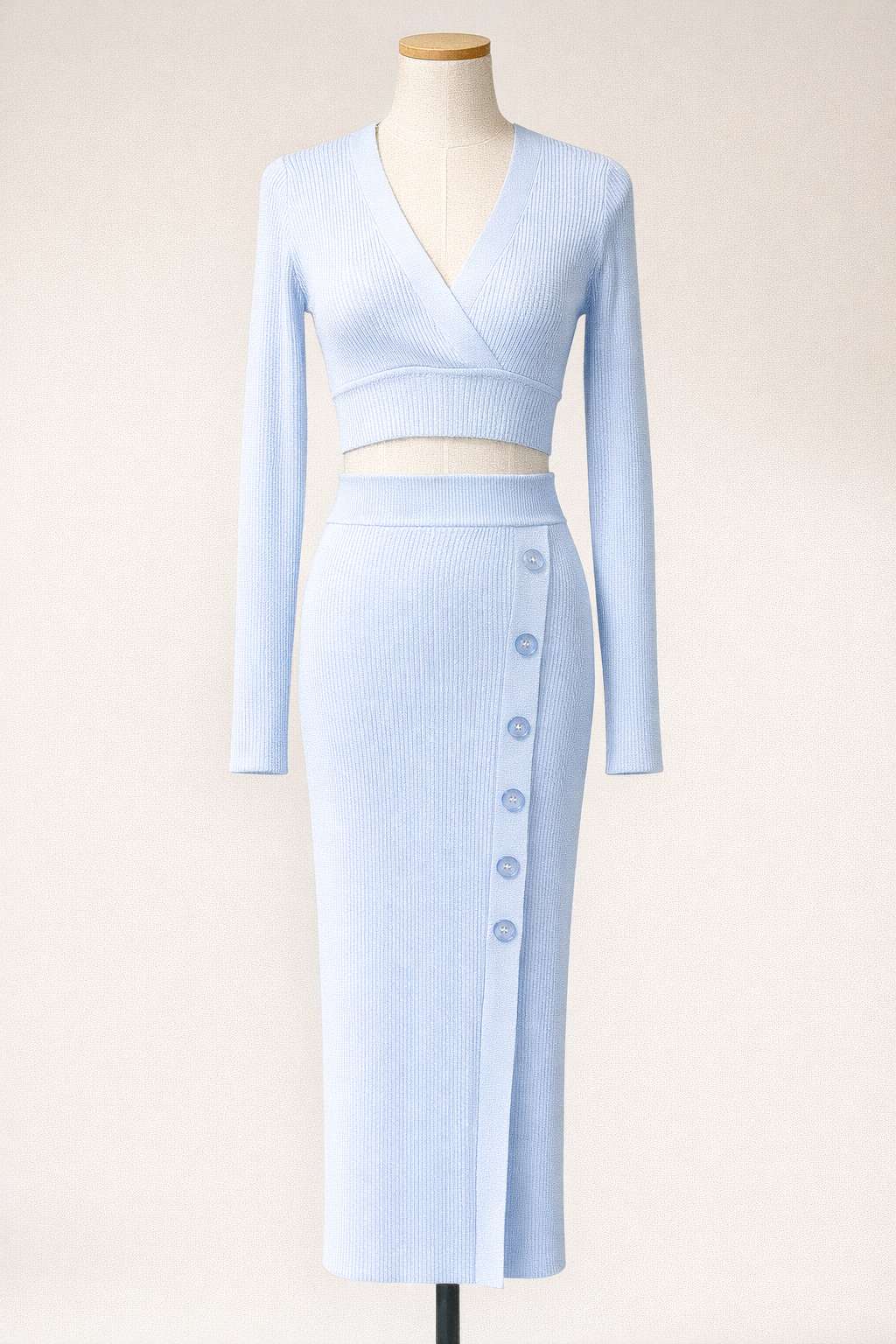 Sairan - gebreidde jurkset met Kerngesponnen garen