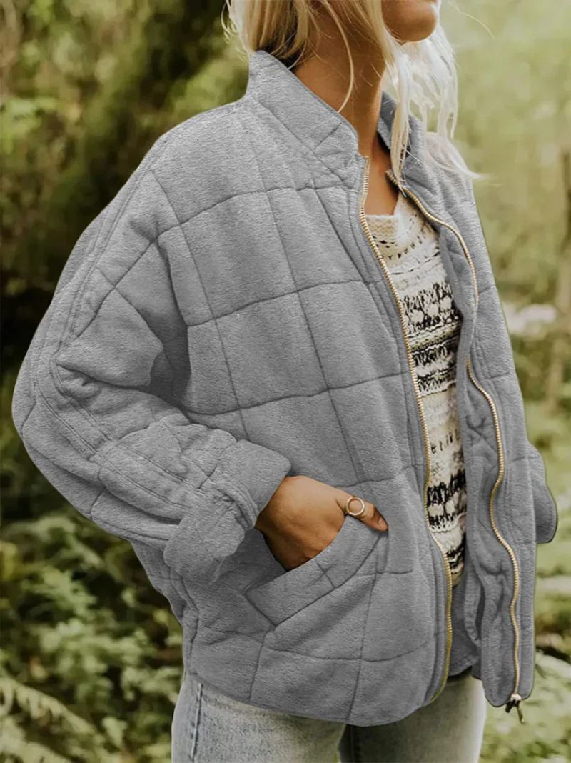 Josiane - Gevoerde Jas met Elegante Oversized Look