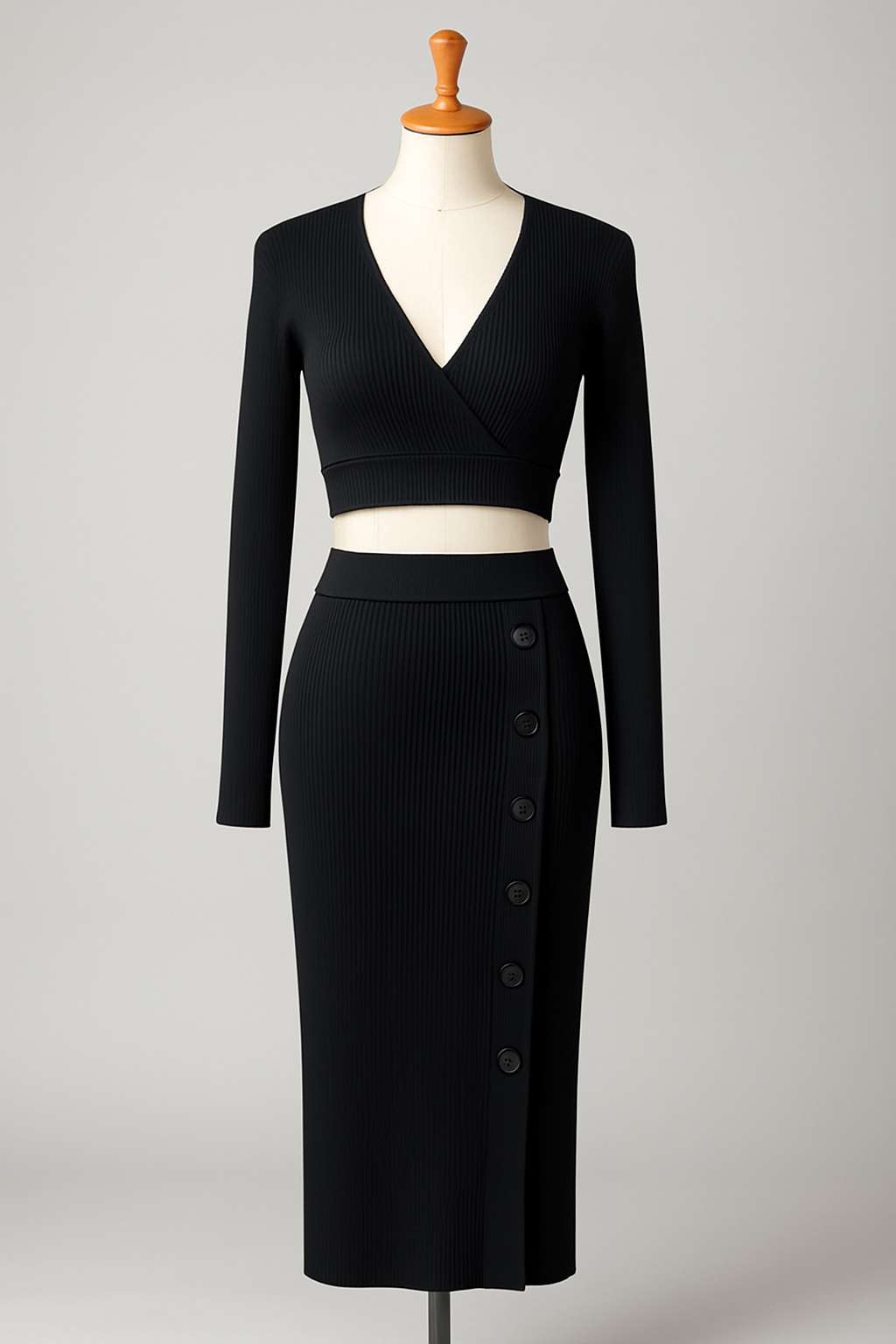 Sairan - gebreidde jurkset met Kerngesponnen garen