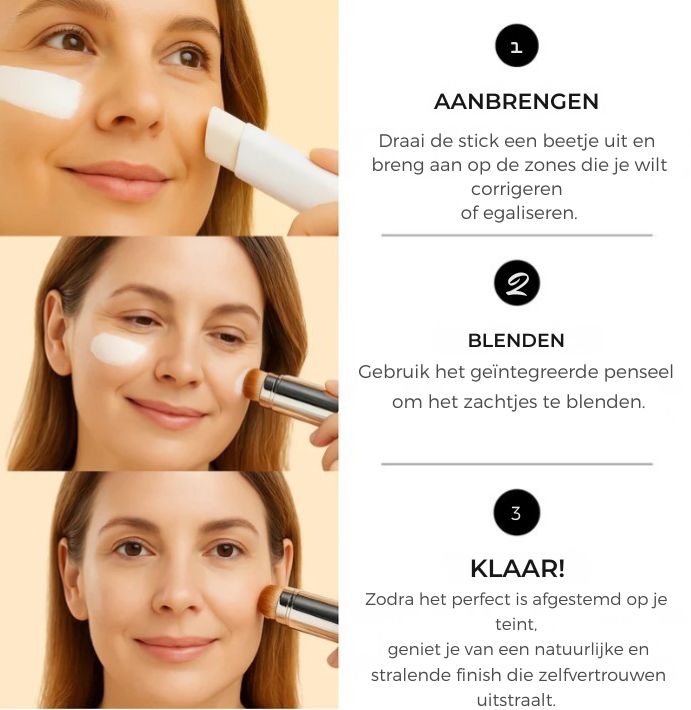 Velvera 2-in-1 Foundation Stick – Ontdek je Jeugdige Gloed