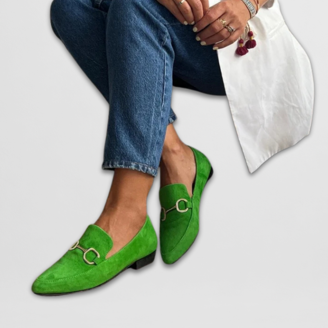 Lorette – Kleurrijke Boho Loafers
