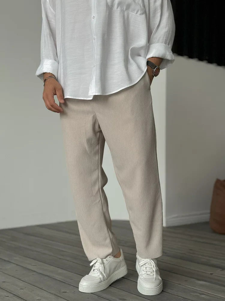 James - Zachte Luxe Pantalon voor Heren