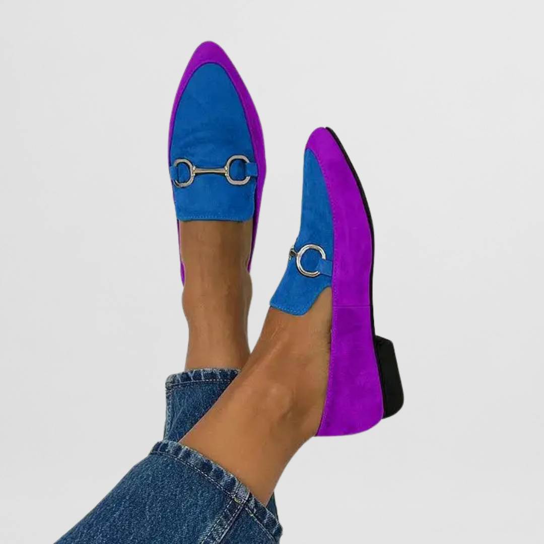 Lorette – Kleurrijke Boho Loafers