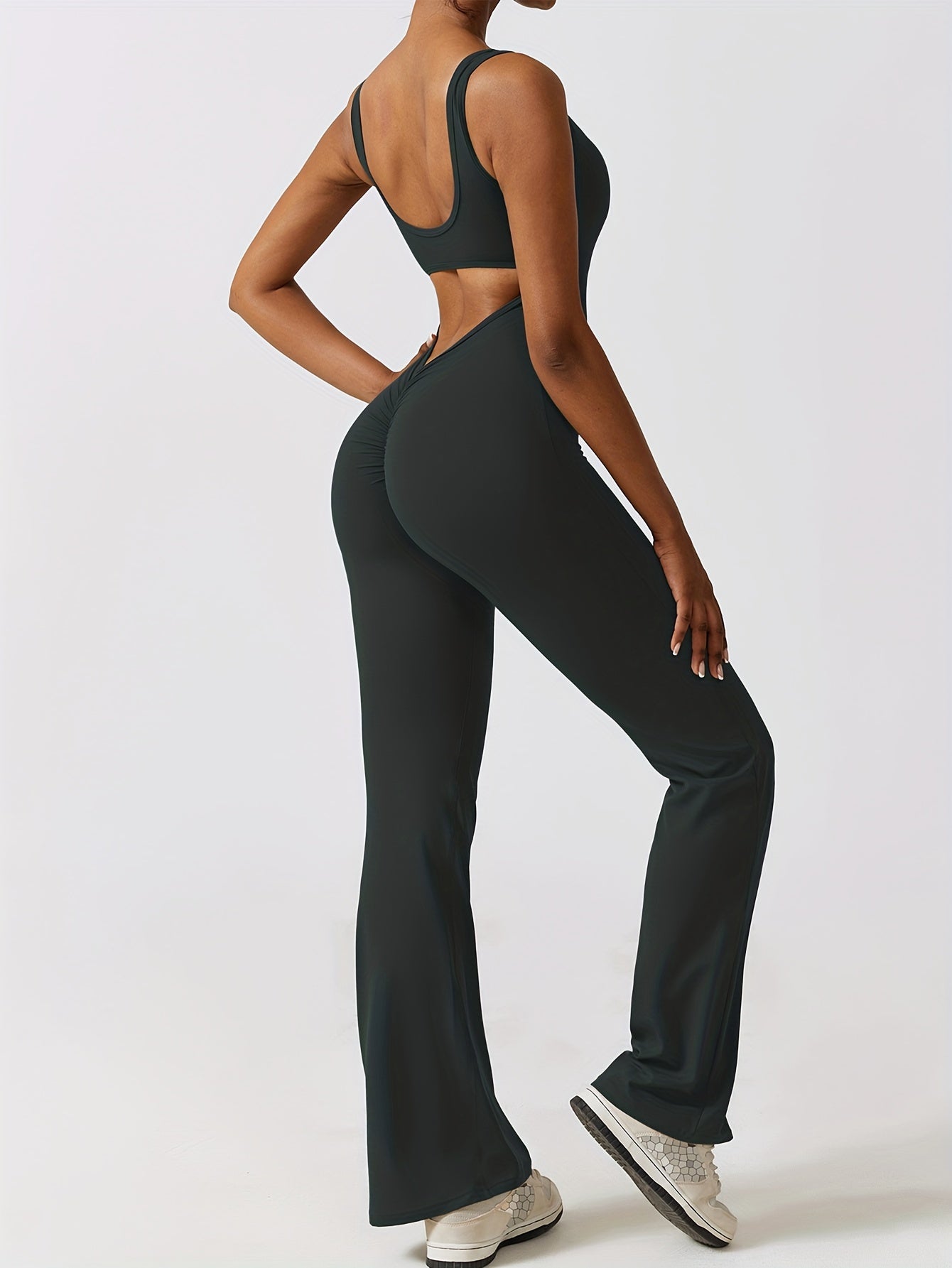 Valeo - V-Rug Uiteenlopende Jumpsuit