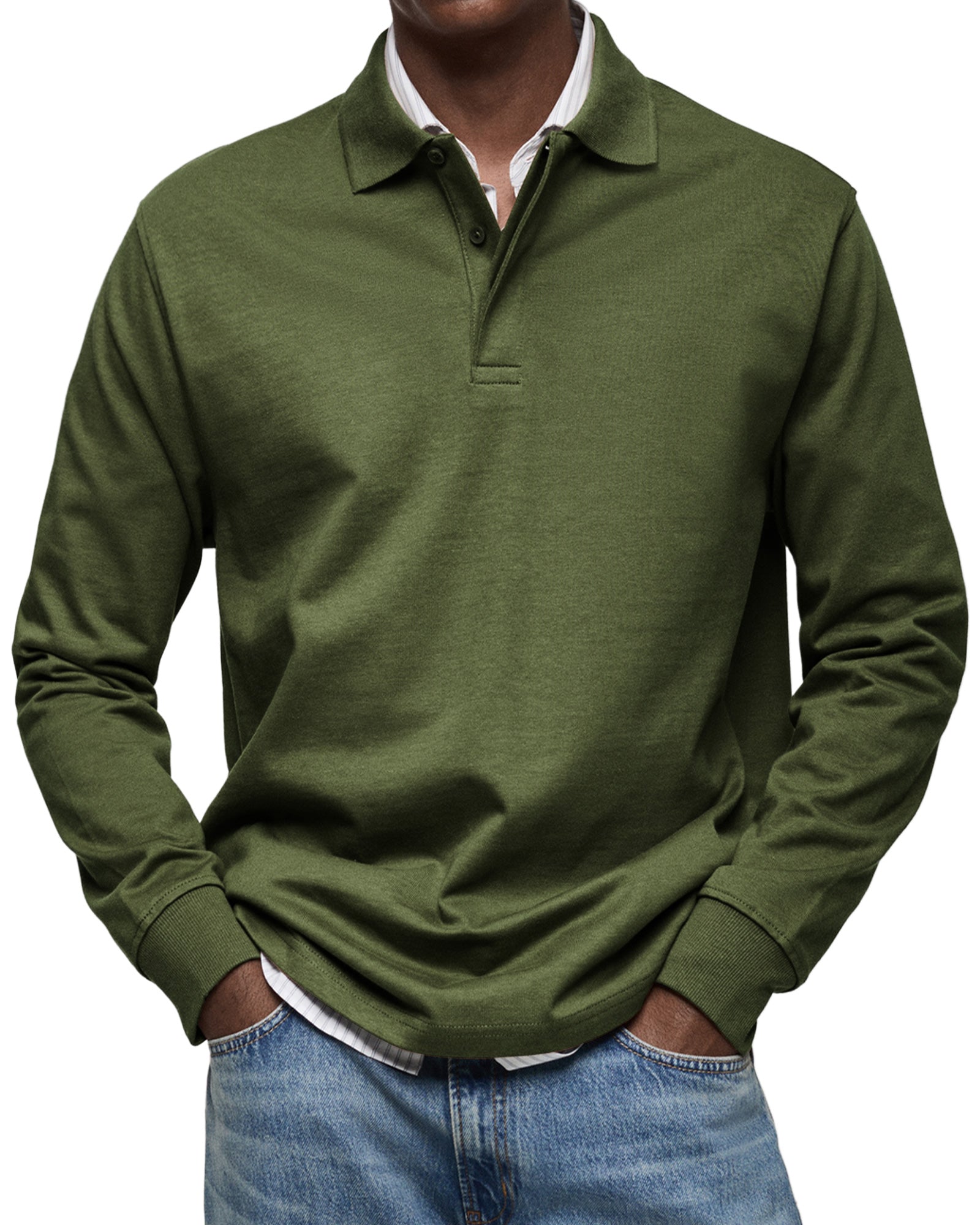 Bellario - Luxe Poloshirt met Lange Mouwen