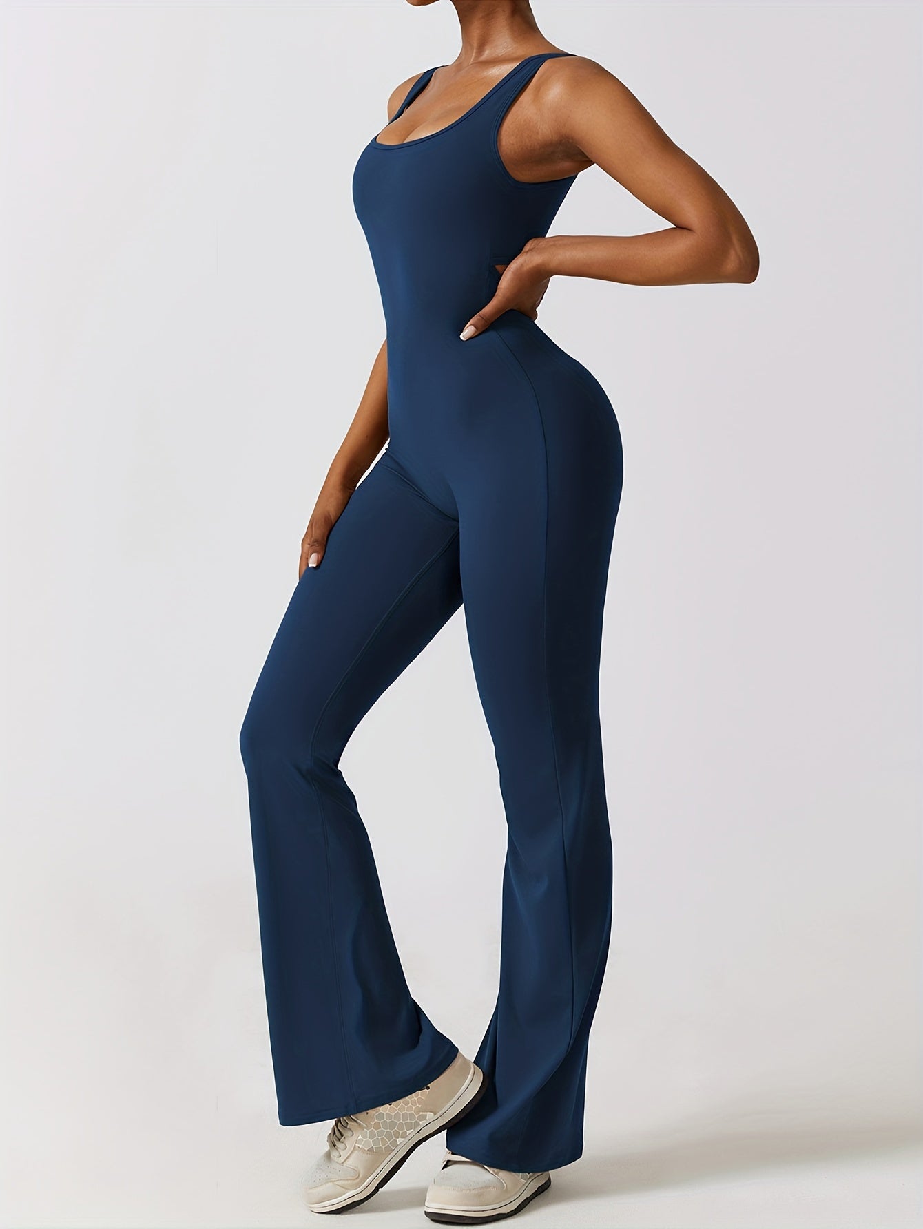 Valeo - V-Rug Uiteenlopende Jumpsuit