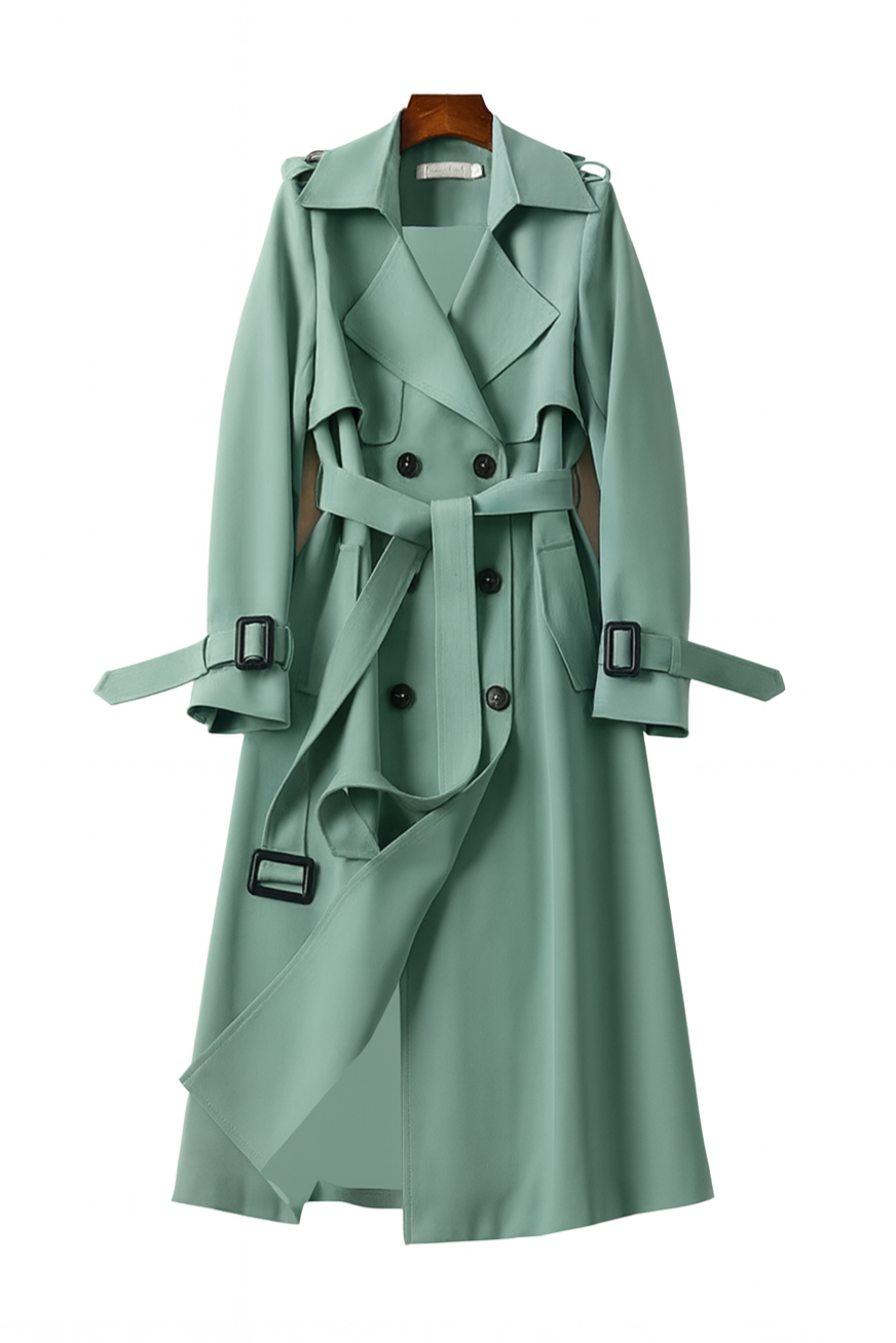 Vespara | Elegante katoenen Trenchcoat voor Dames