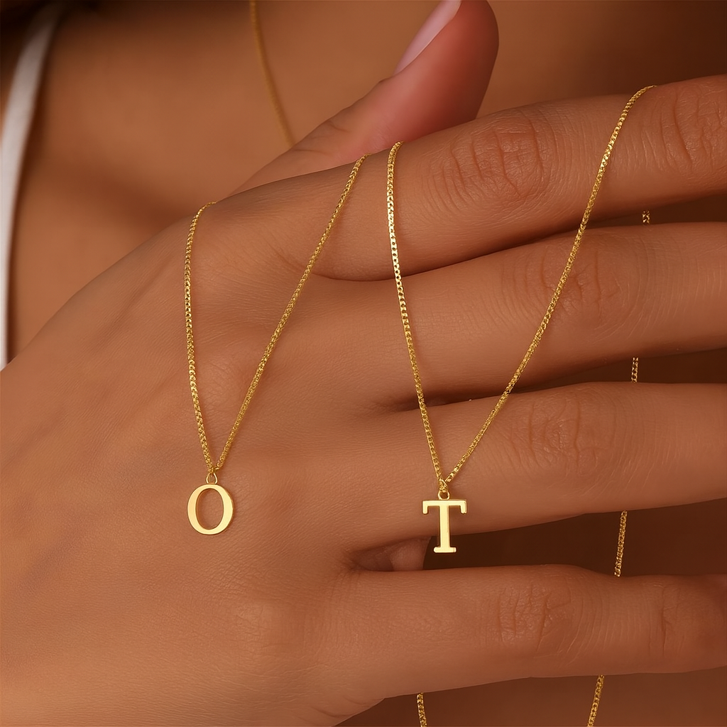 Gouden Initiaal Ketting