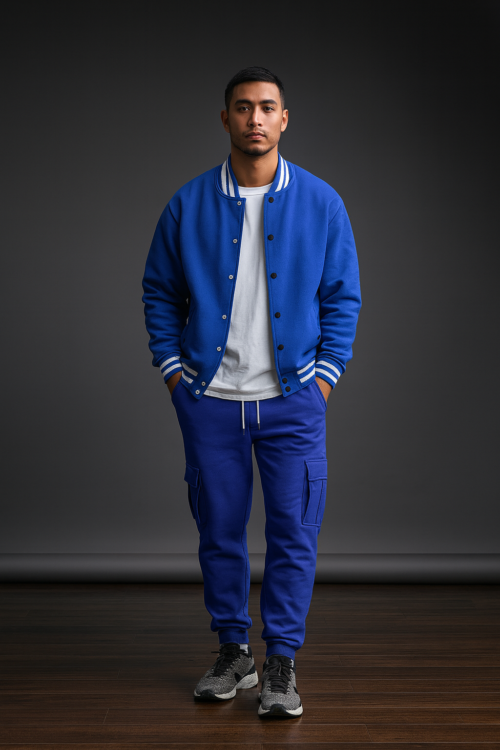 FrostLine – Winter Baseball Set met Opstaande Kraag