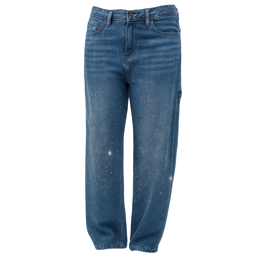 Verona Atelier - Denim Balloon Carpenter Spijkerbroek