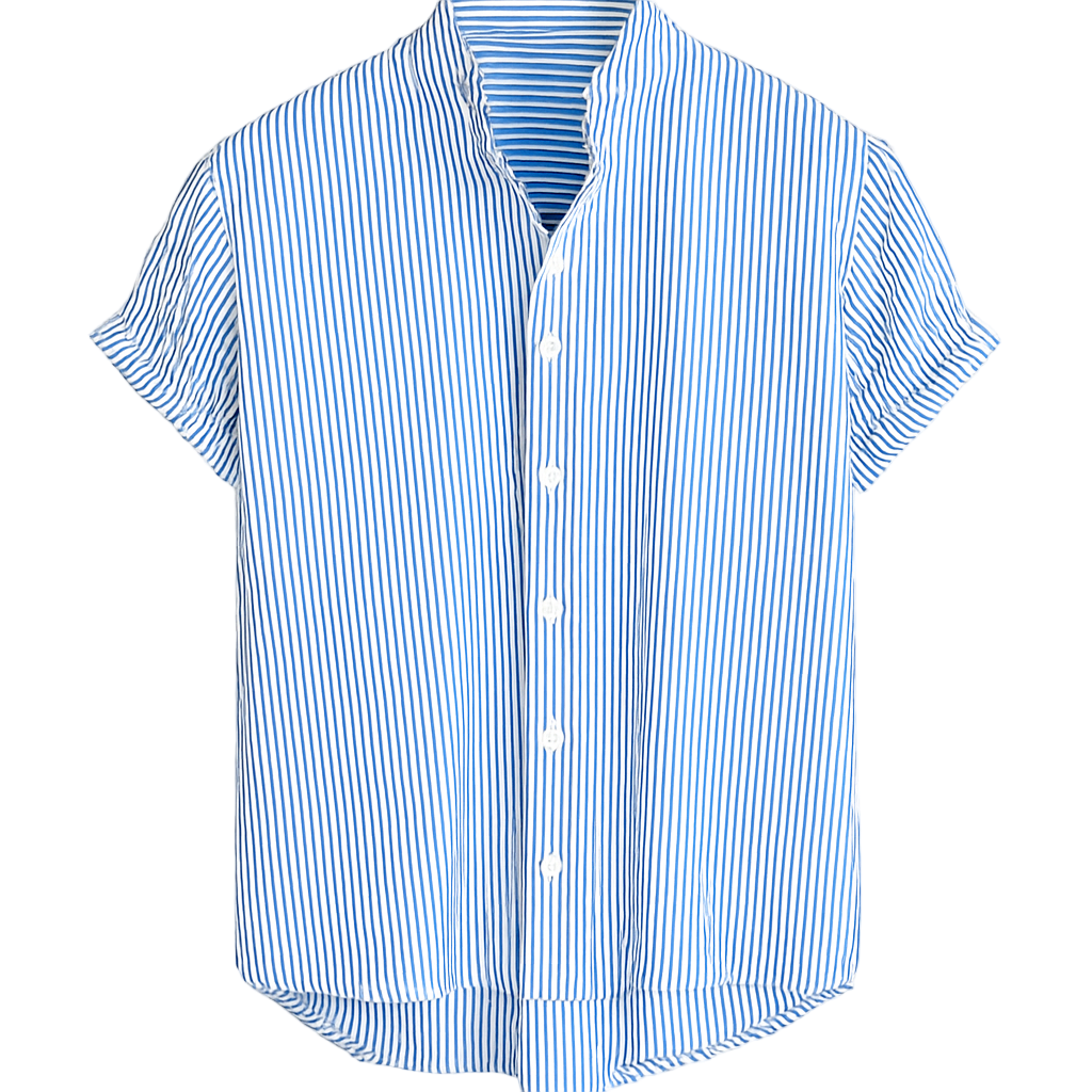 Luca Gestreept Korte Mouwen Shirt
