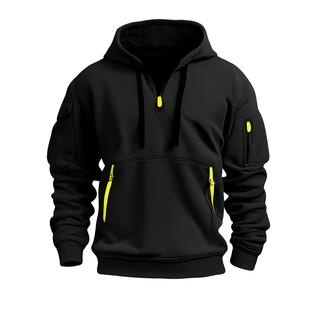 Zipster - Casual Hoodie met Rits (1+1 deal)