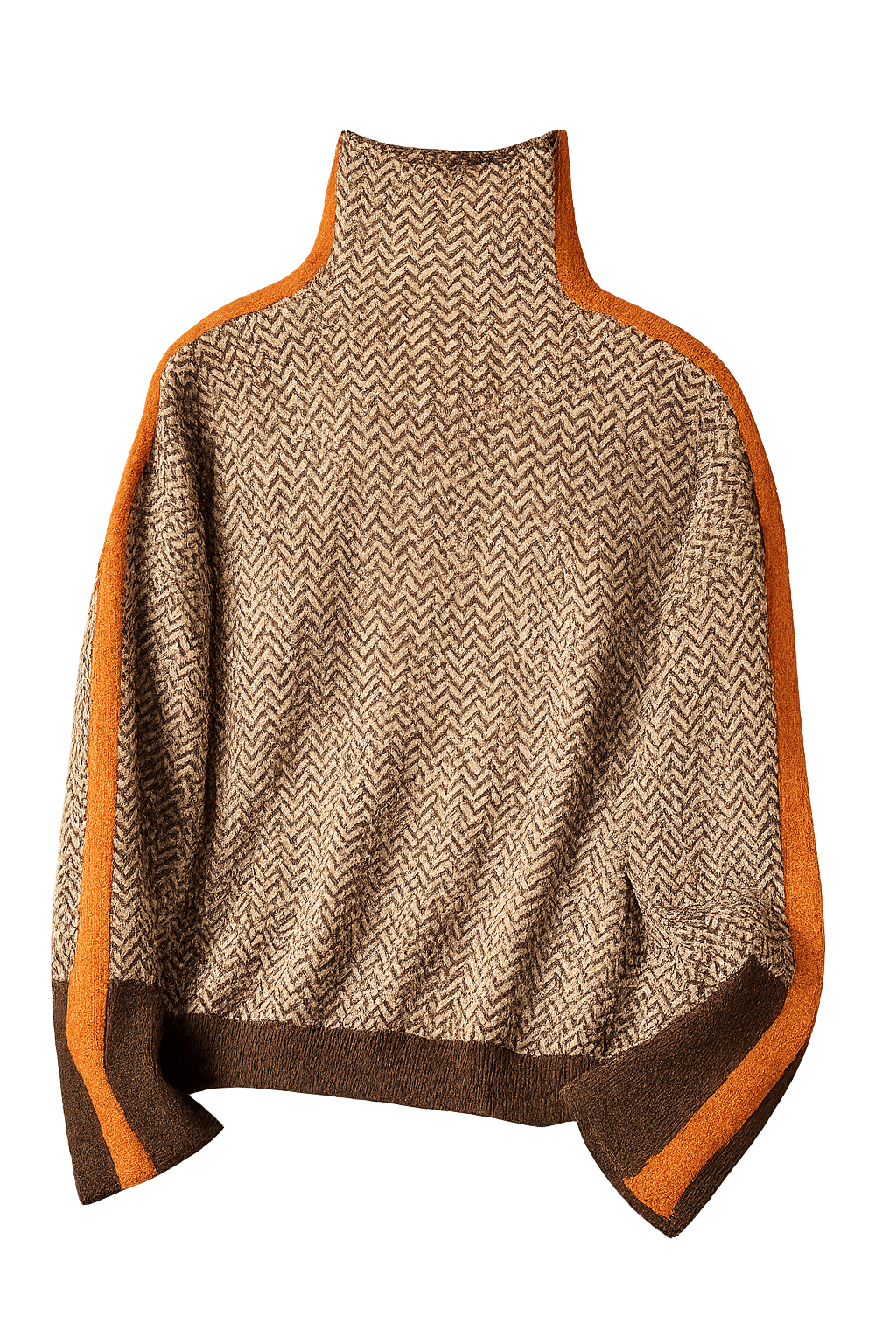 ADELLE - Gebreide Coltrui met Strepen