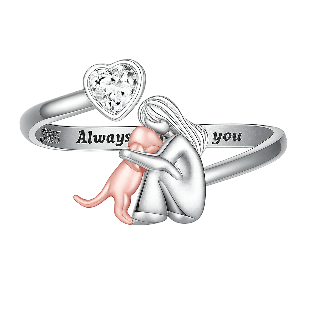 Wild Whisper - Ring met hondenicoon (Rose)