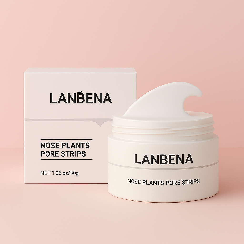Lanbena - Blackhead Neus Masker (Nu met 60 Gratis absorberende doekjes)