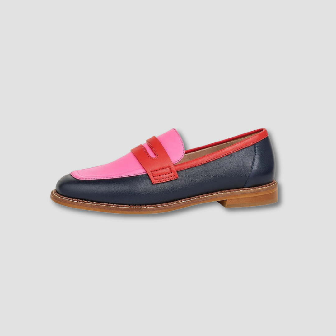 Lara – Elegante Loafers met Kleurrijke Prints