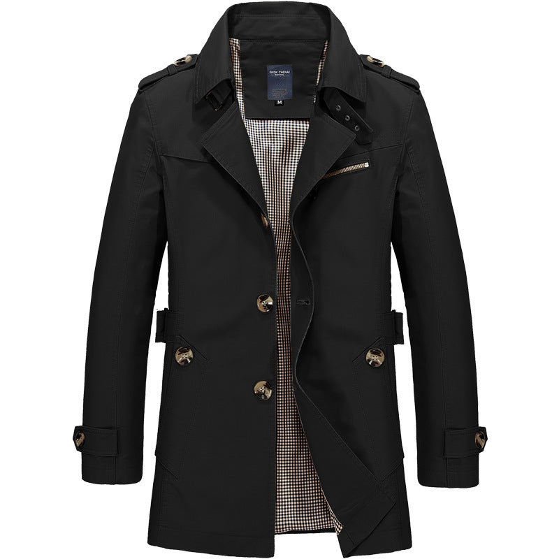 Marcelo Jas - Stijlvolle Vintage Trenchcoat voor Heren