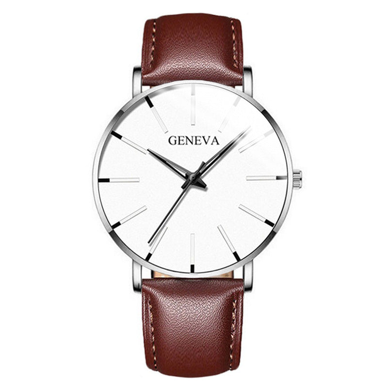 Geneva – Minimalistisch Stijlvol Heren Horloge