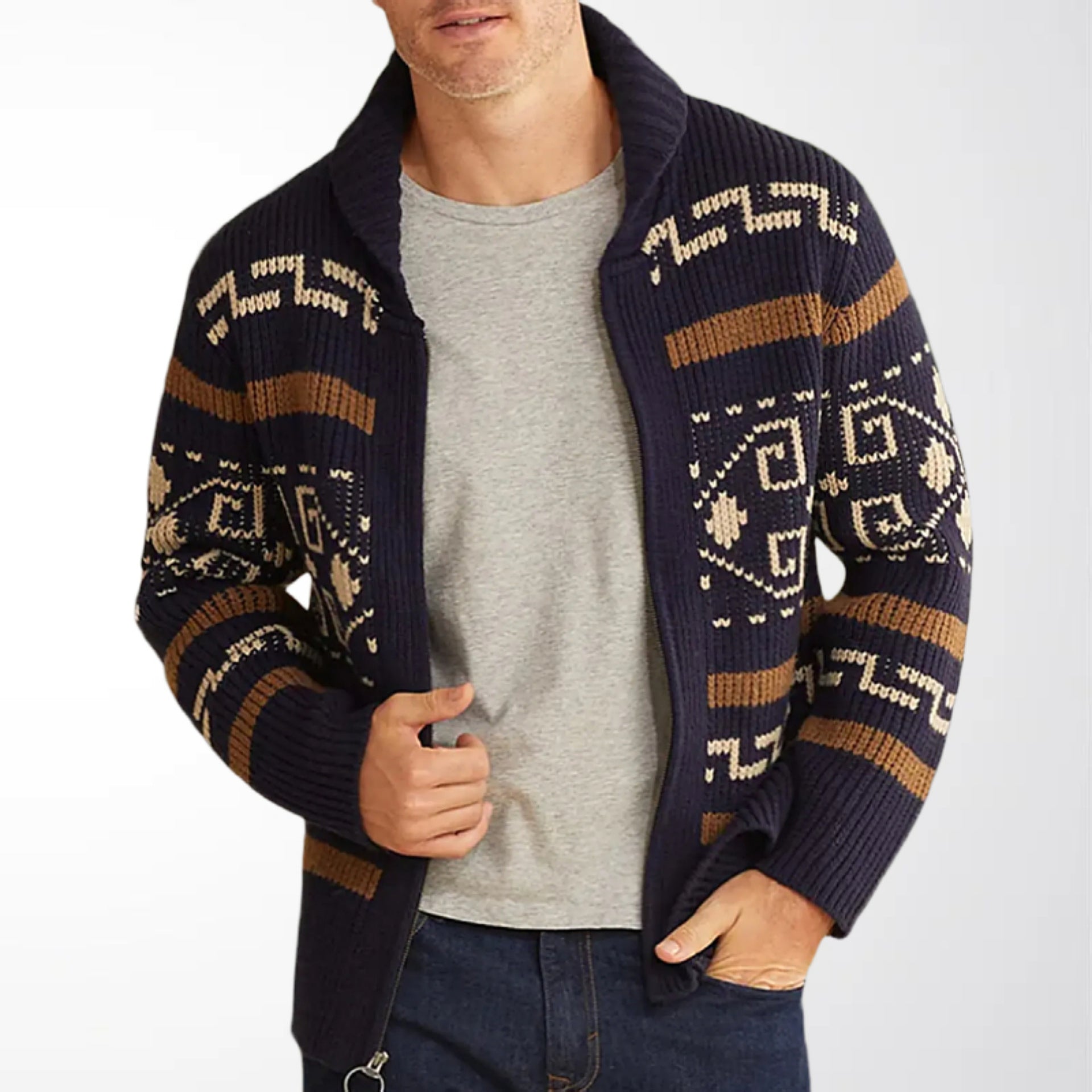 Skålen – Scandinavisch Jacquard Vest