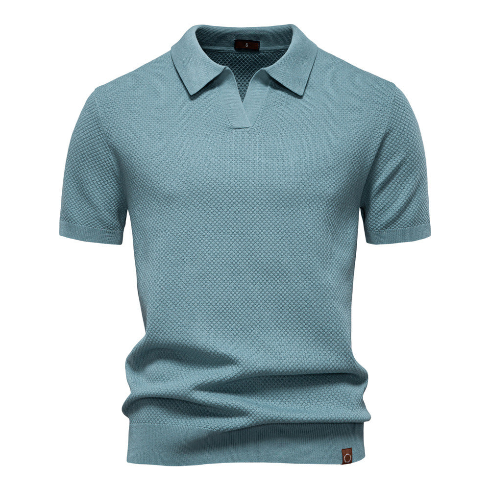 Sven - Gestructureerd Polo Shirt