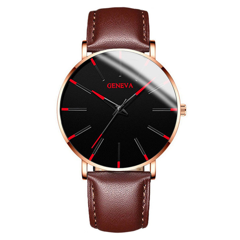 Geneva – Minimalistisch Stijlvol Heren Horloge