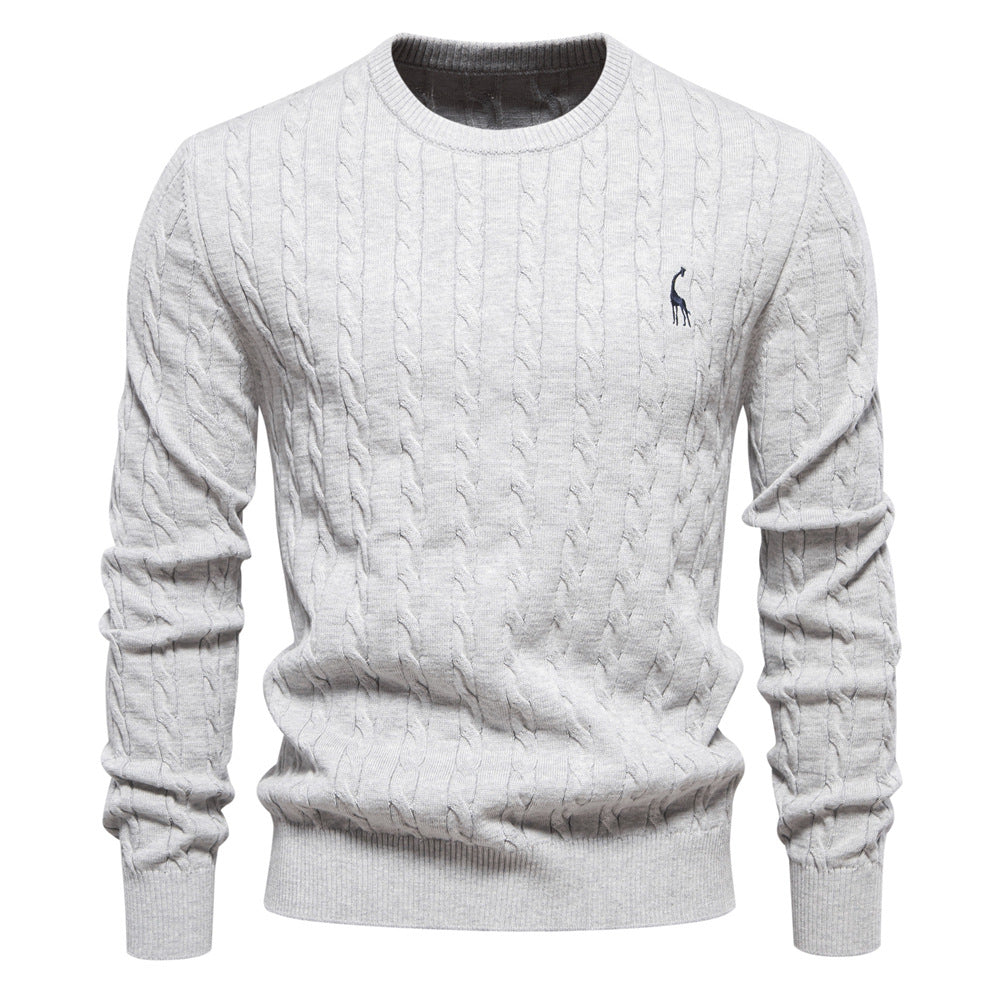 LuxeCotton – Premium Herenpullover 100% Katoen