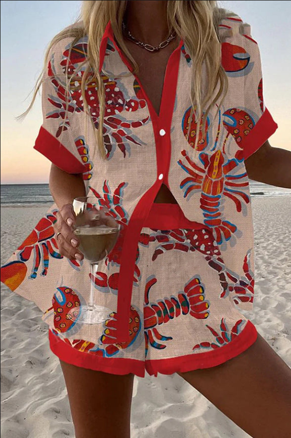 Boho - Casual Zomerset Stijlvolle Top & Shorts voor Dames