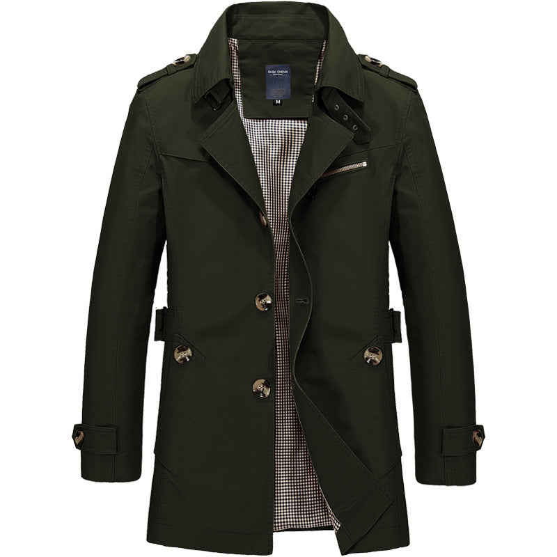 Marcelo Jas - Stijlvolle Vintage Trenchcoat voor Heren