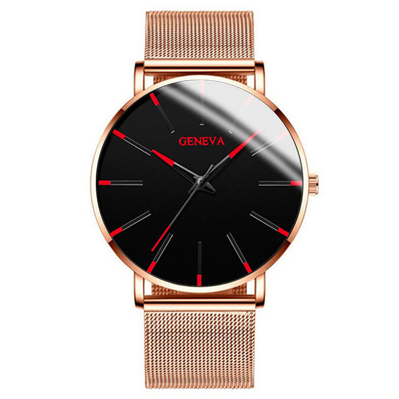 Geneva – Minimalistisch Stijlvol Heren Horloge