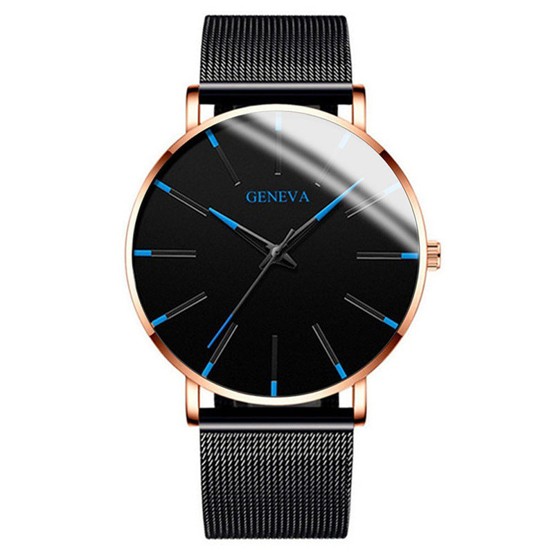 Geneva – Minimalistisch Stijlvol Heren Horloge