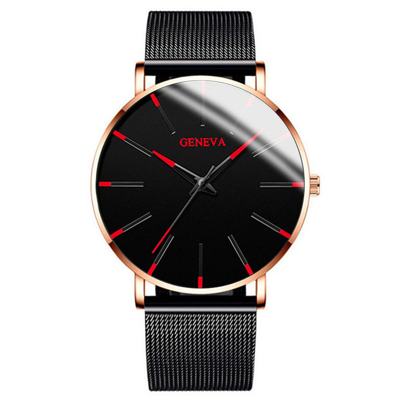 Geneva – Minimalistisch Stijlvol Heren Horloge
