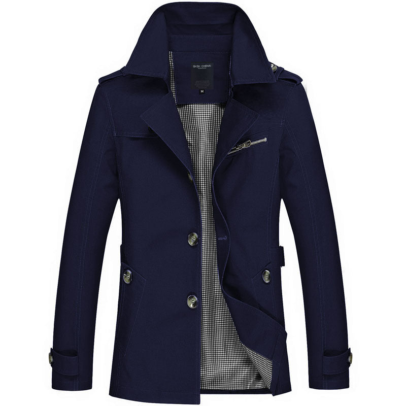 Marcelo Jas - Stijlvolle Vintage Trenchcoat voor Heren