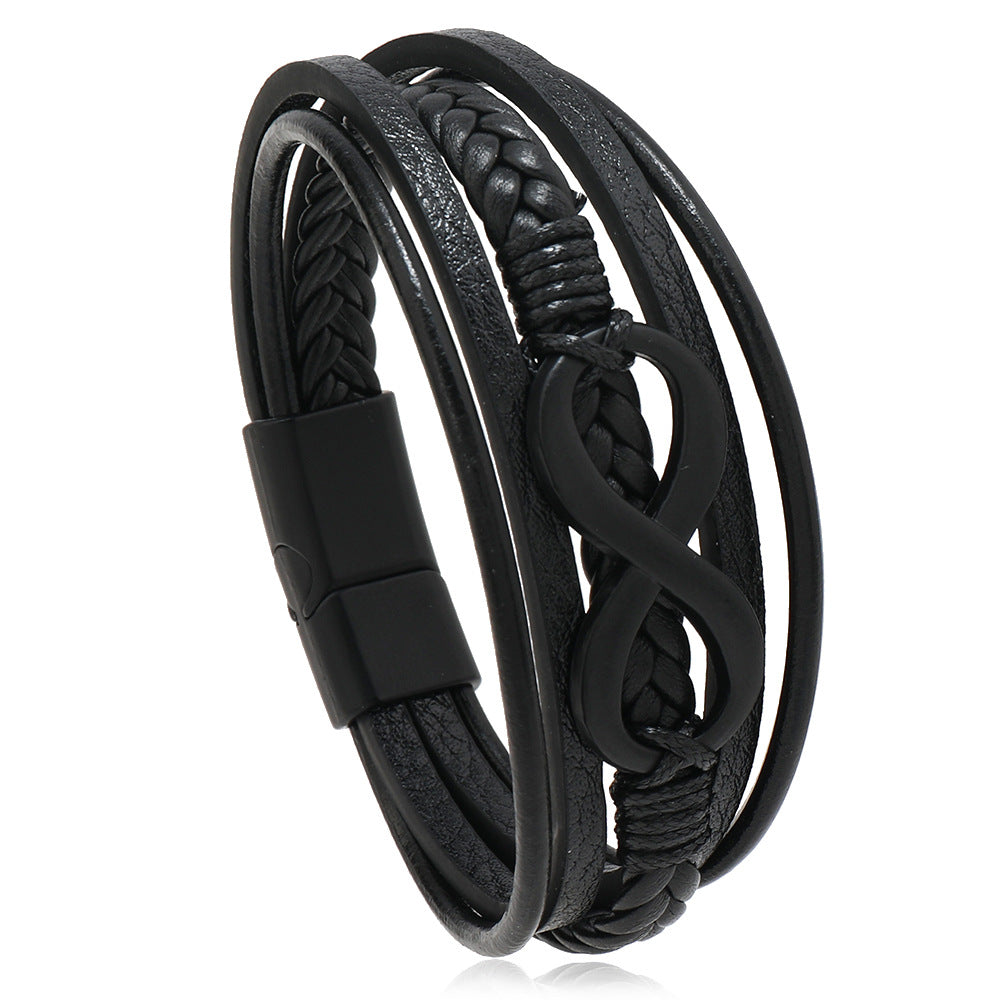 Infinity - Leren Armband