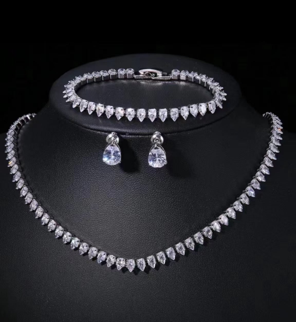 Celestia – Diamanten Bruiloft Sieradenset