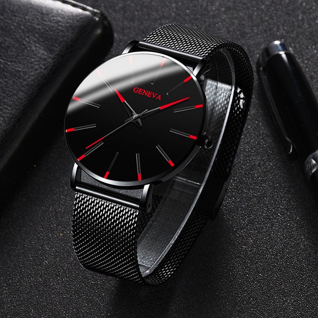 Geneva – Minimalistisch Stijlvol Heren Horloge
