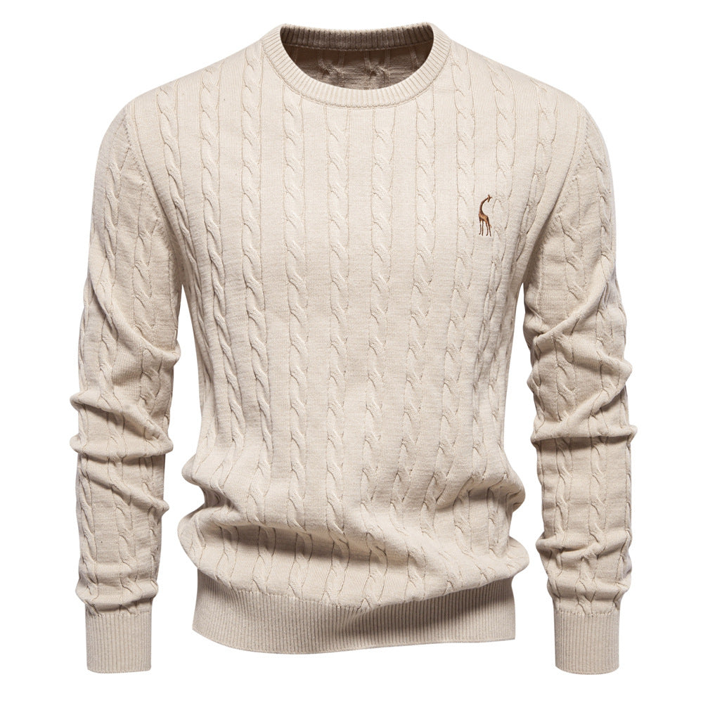 LuxeCotton – Premium Herenpullover 100% Katoen