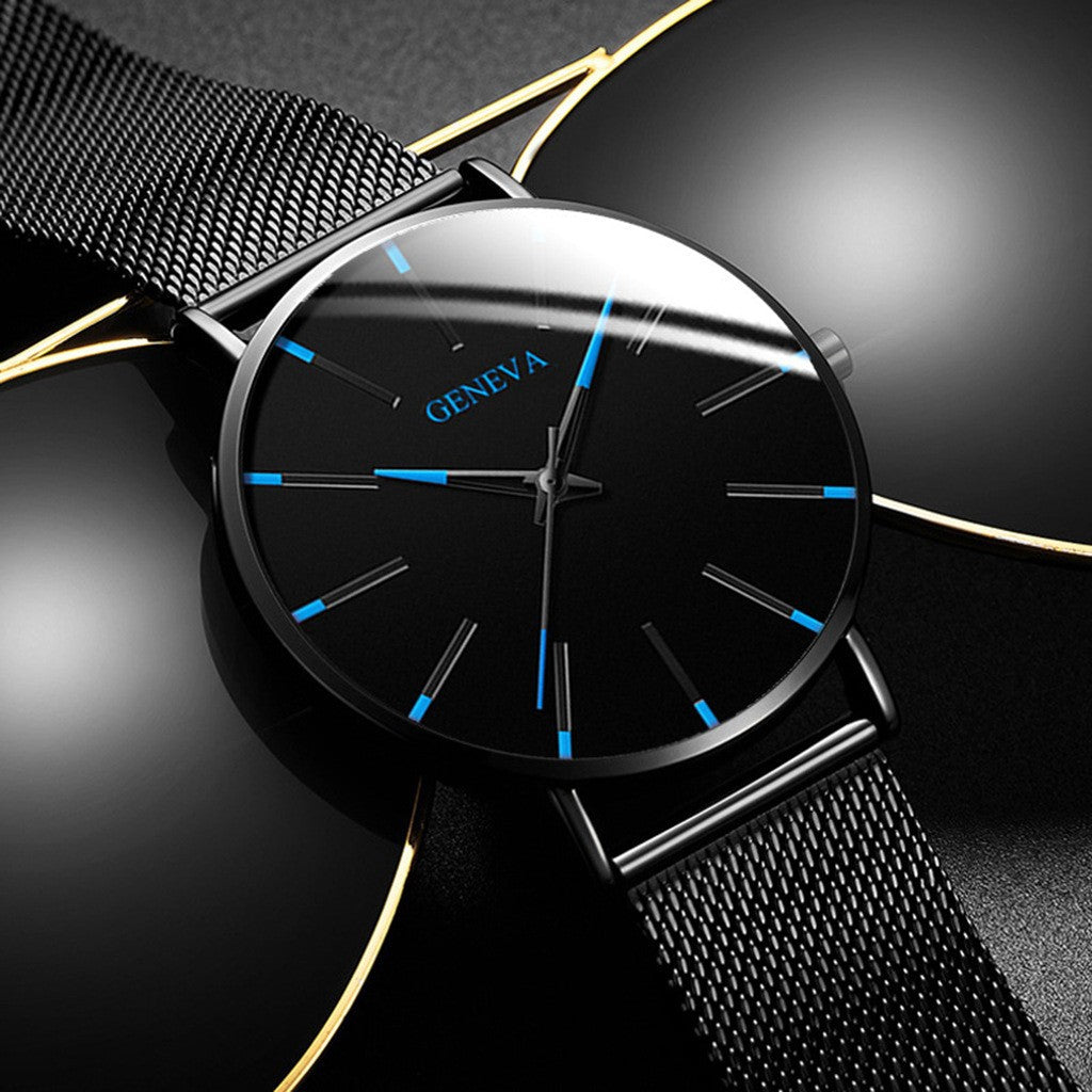 Geneva – Minimalistisch Stijlvol Heren Horloge