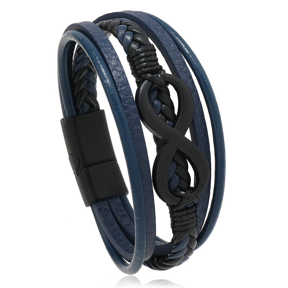 Infinity - Leren Armband
