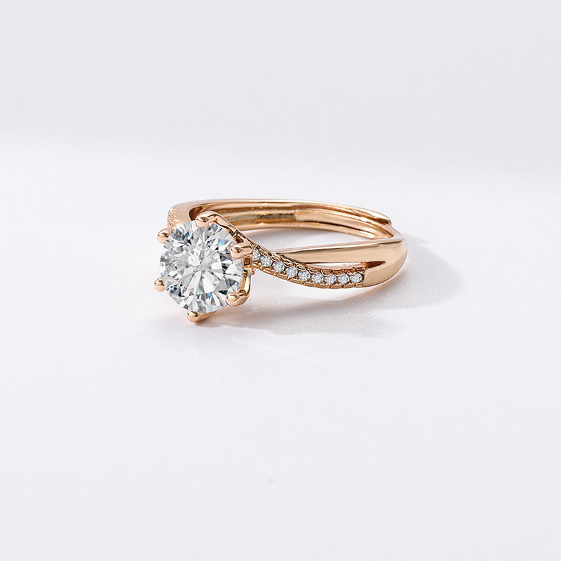 Aurélia – Ring met Solitaire Kristal