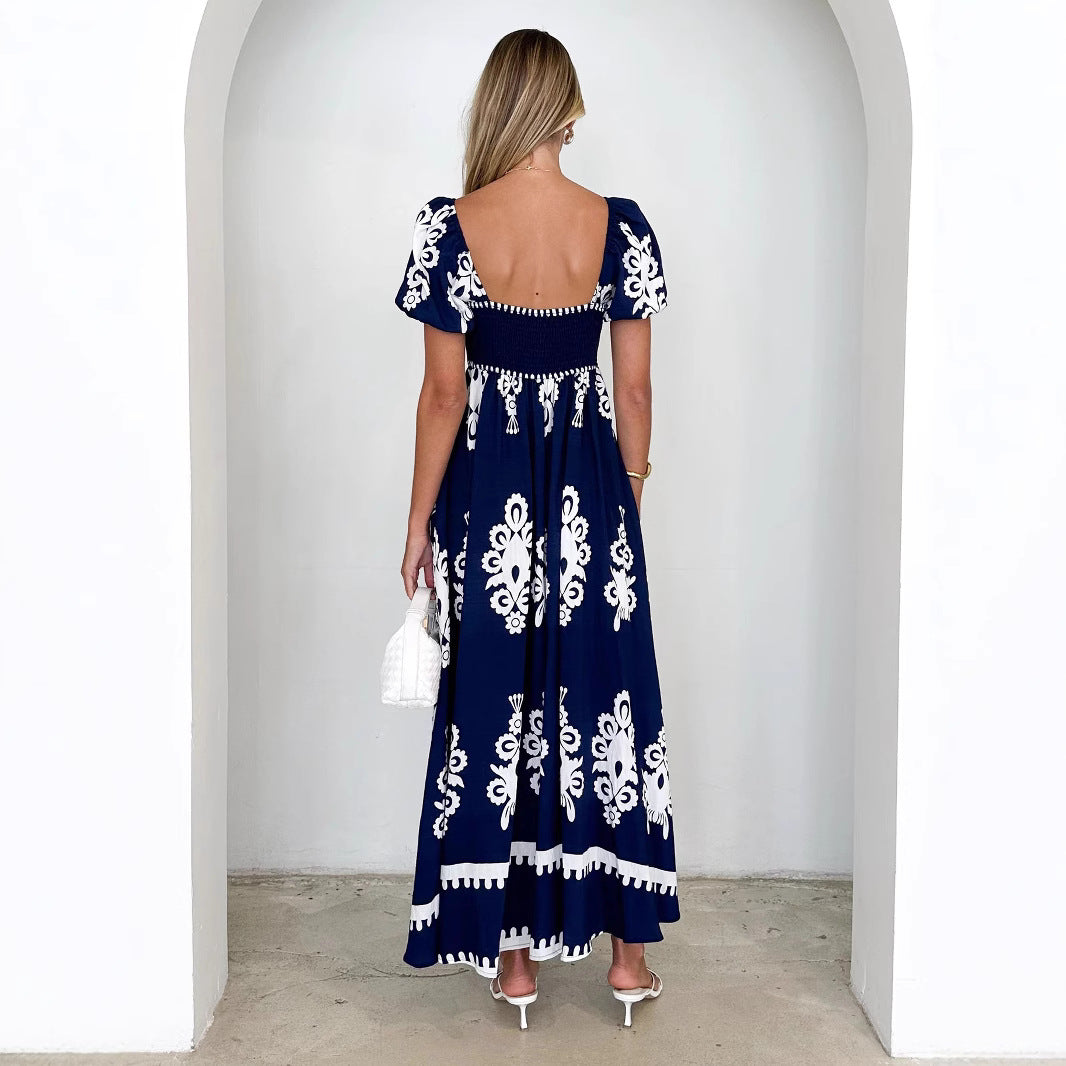 Viraelis - Geregen Elegante Jurk