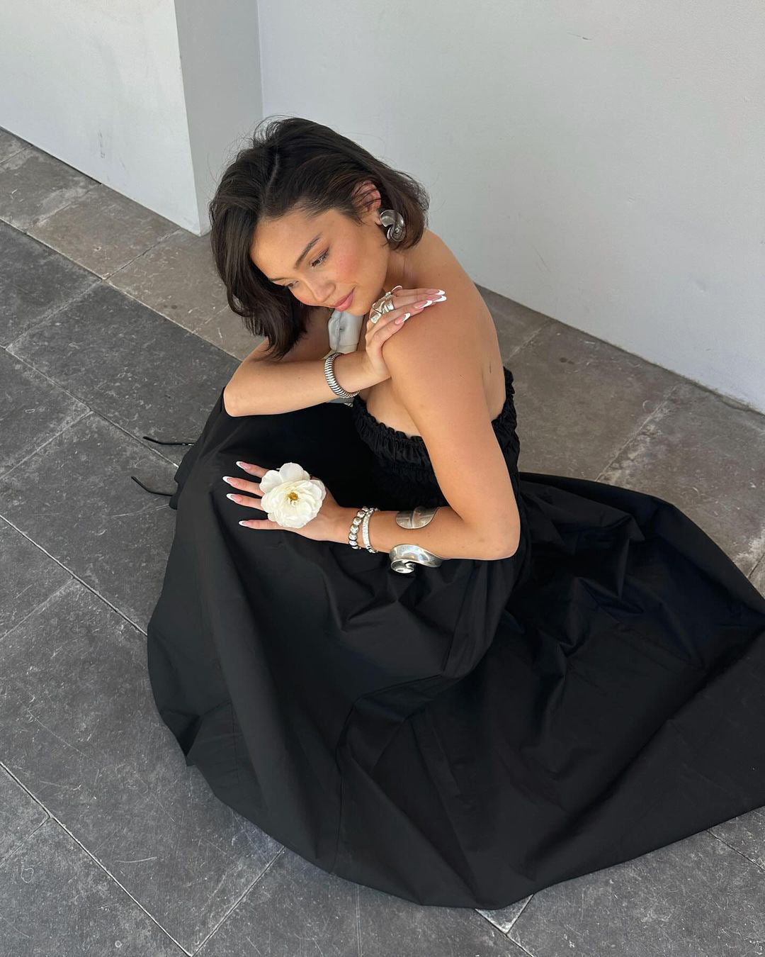 Cyvion - Sunset Muse Strapless Jurk