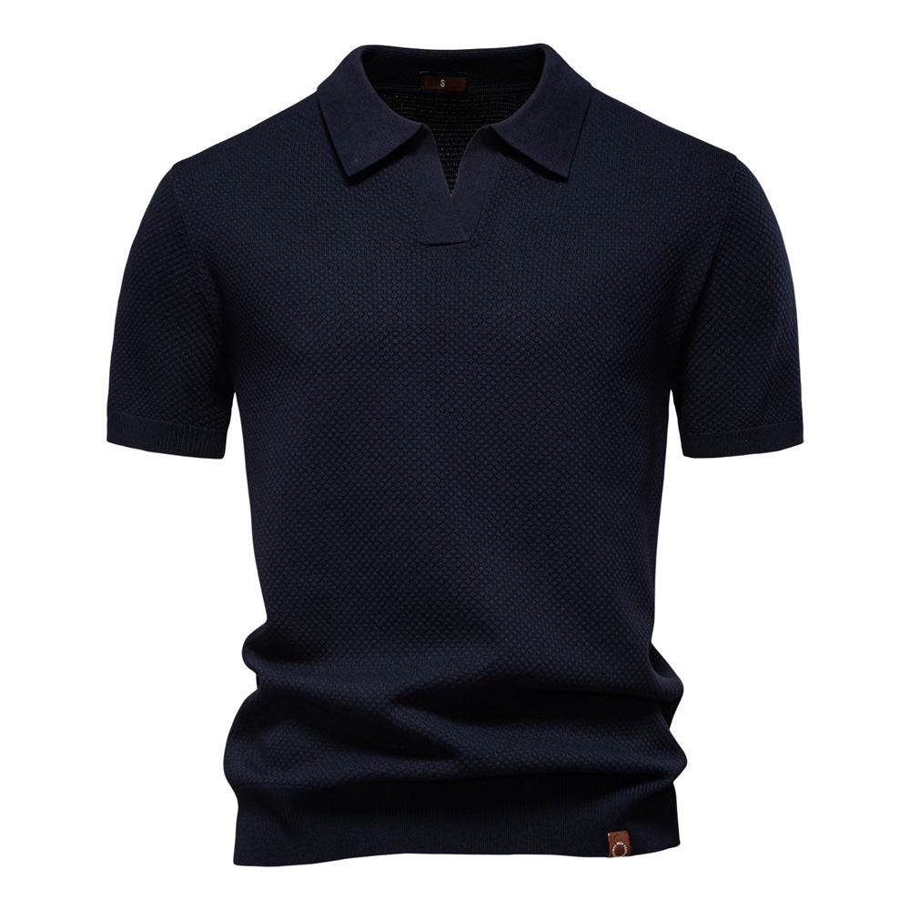 Sven - Gestructureerd Polo Shirt