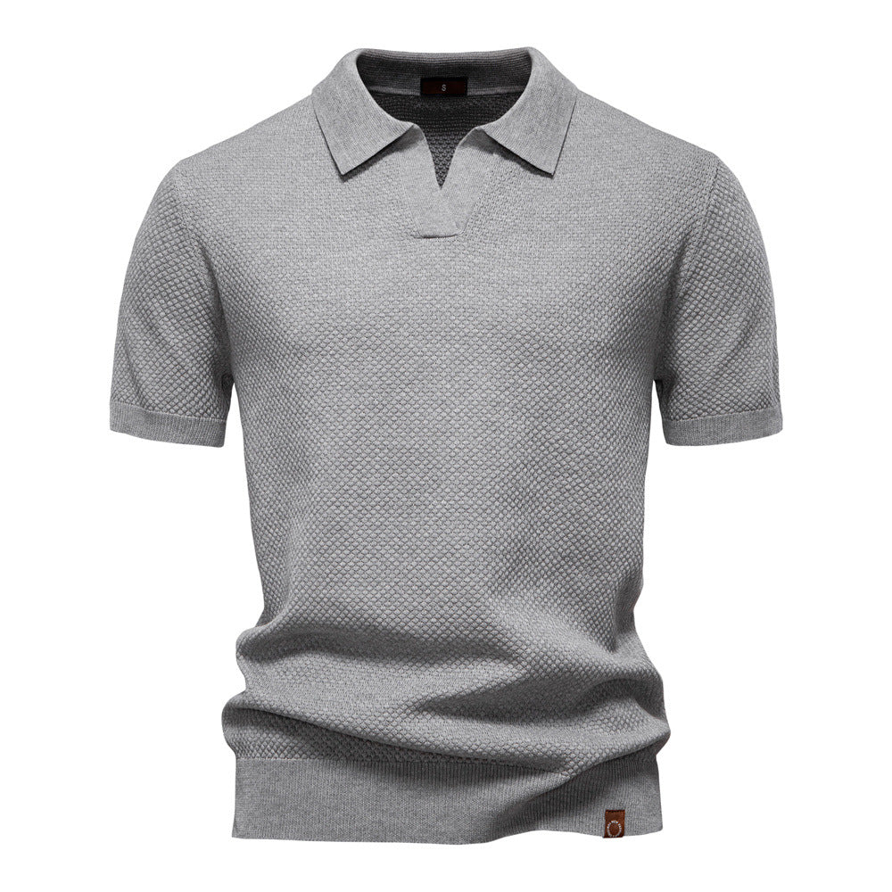 Sven - Gestructureerd Polo Shirt