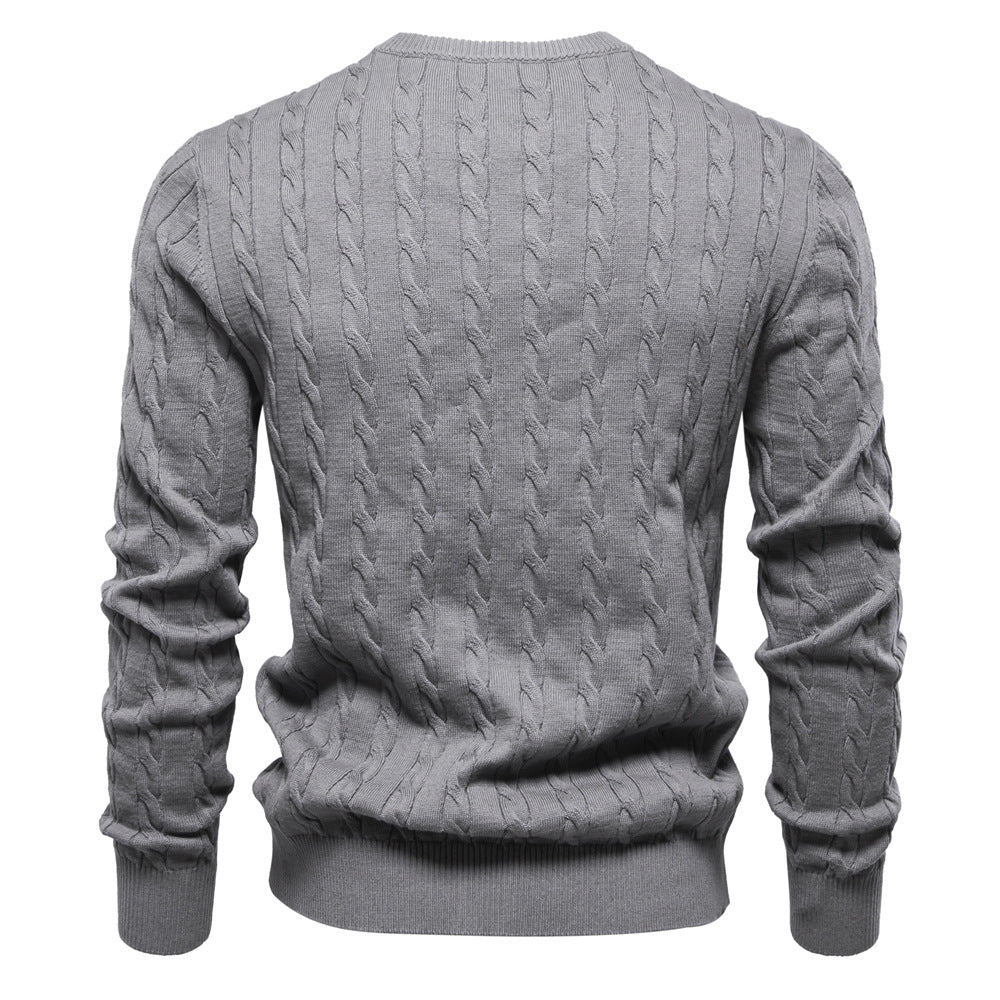 LuxeCotton – Premium Herenpullover 100% Katoen
