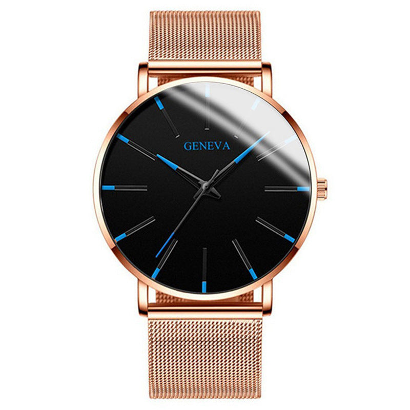 Geneva – Minimalistisch Stijlvol Heren Horloge